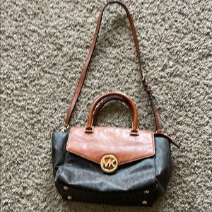 Michael Kors Black and Brown Women's Bag